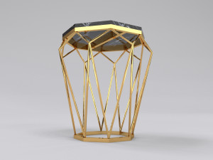 Side table hexagonal 3Dモデル