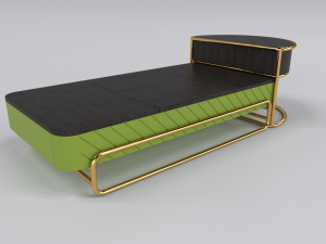 Luxury coffee table 1 set 3D Model
