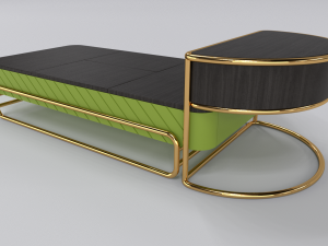 Luxury coffee table 1 set 3Dモデル
