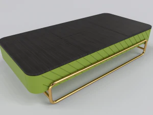 Luxury coffee table 1 set 3D Model