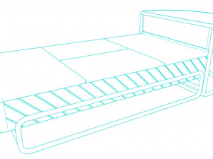 Luxury coffee table 1 set 3Dモデル