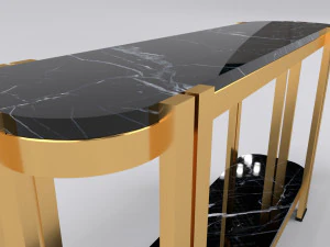 Marie console table 3D Model