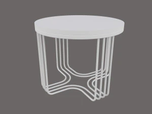 Mindi gold SIde table 3D Model