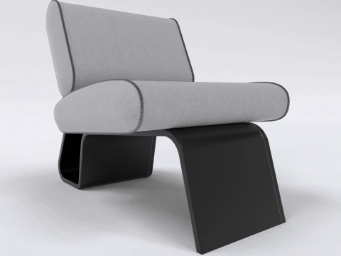 Диван одноместный 3D Модель