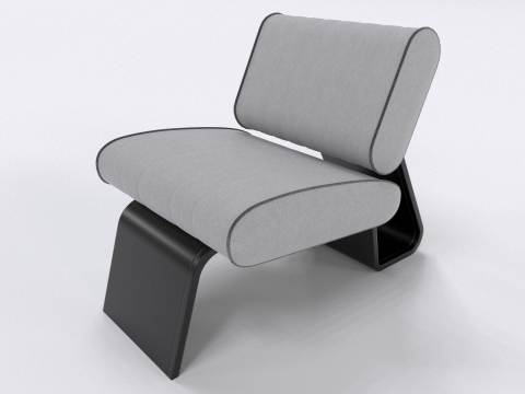 Sofa single seater 3D Model