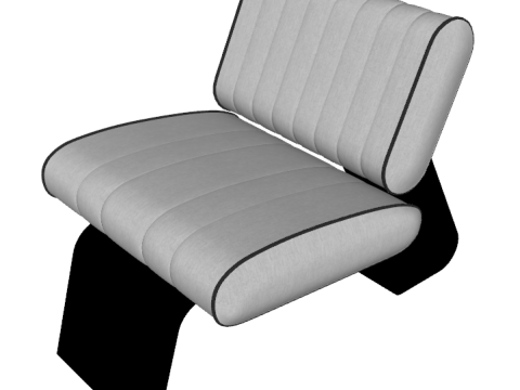 Sofa single seater 3D Model