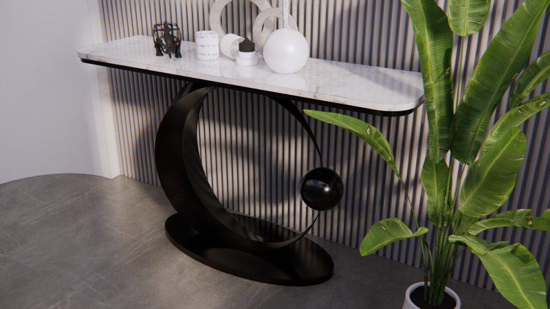 Console table minimalist 3D Model .c4d .max .obj .3ds .fbx .stl .blend 
