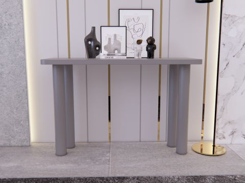 Foyer console table Modelo 3D