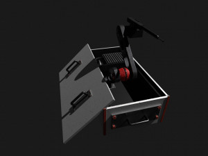 GameReady military SCI-FI turret Model 3D