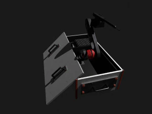 GameReady military SCI-FI turret 3D Model