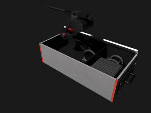 GameReady military SCI-FI turret Model 3D