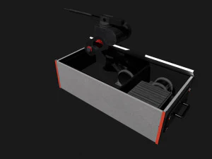 GameReady military SCI-FI turret 3D Model