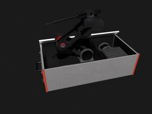 GameReady military SCI-FI turret Model 3D
