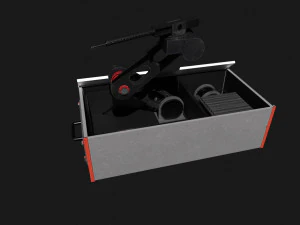 GameReady military SCI-FI turret 3D Model