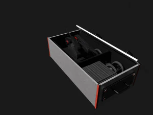 GameReady military SCI-FI turret 3D Model