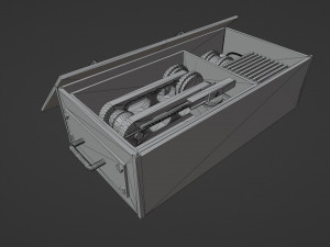 GameReady military SCI-FI turret Model 3D