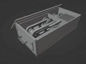 GameReady military SCI-FI turret 3D Model