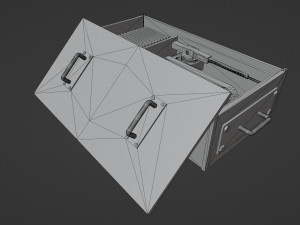GameReady military SCI-FI turret Model 3D