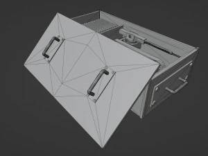 GameReady military SCI-FI turret 3D Model
