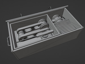 GameReady military SCI-FI turret Model 3D