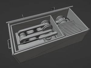GameReady military SCI-FI turret 3D Model