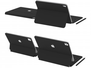 Ipad pro with keyboard Collection Modello 3D