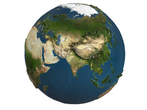 3D Earth Globe High Detail Modello 3D