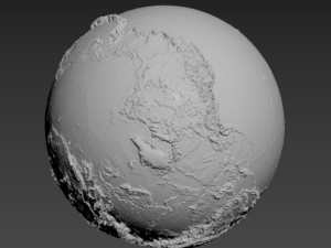 3D Earth Globe High Detail Model 3D