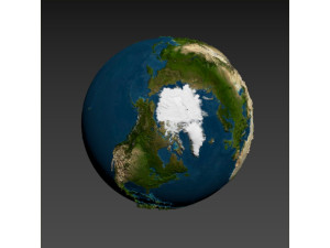 3D Earth Globe High Detail Model 3D