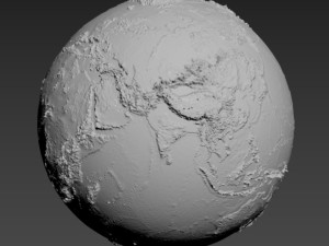 3D Earth Globe High Detail Model 3D