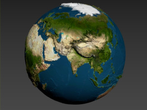3D Earth Globe High Detail Model 3D