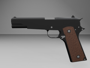 Pistol Modèle 3D