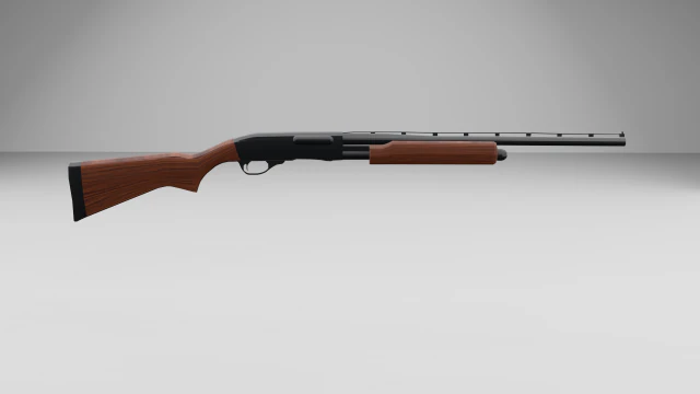 Strzelba Escopeta Model 3D .c4d .max .obj .3ds .fbx .stl .blend 