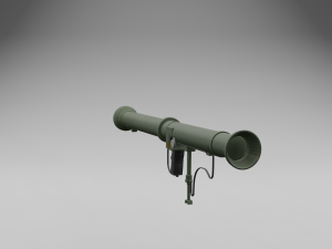 Bazooka m20 3D मॉडल