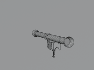 Bazooka m20 3D मॉडल