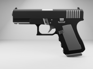 Glock pistola Modelo 3D