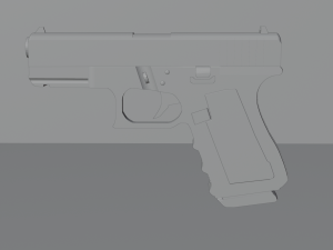 Glock pistola Modelo 3D