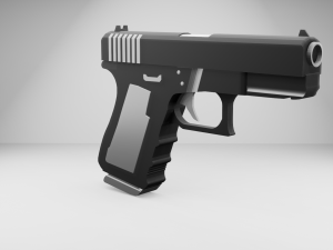 Glock pistola Modelo 3D