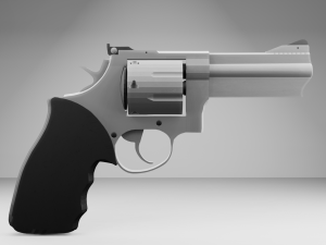 Revolver Taurus 3D 模型