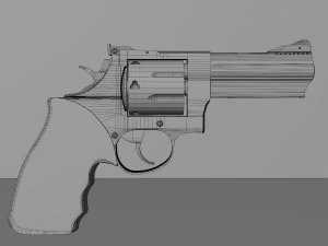 Revolver Taurus 3D Model