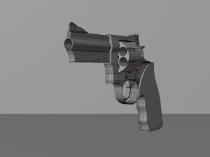 Revolver Taurus 3D 模型