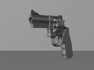 Revolver Taurus 3D Model