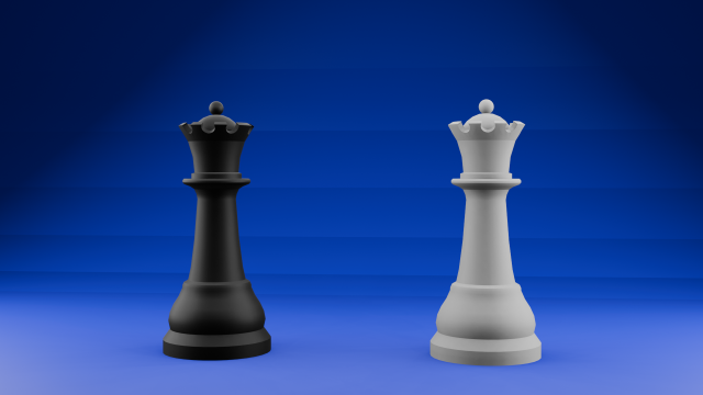 Queen - Chess Modelo 3D .c4d .max .obj .3ds .fbx .stl .blend 
