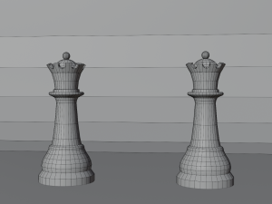 Queen - Chess Modelo 3D