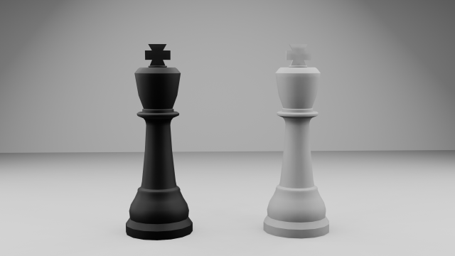 King - chess 3D 模型 .c4d .max .obj .3ds .fbx .stl .blend 