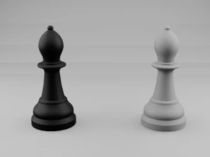 Bispo - xadrez Modelo 3D