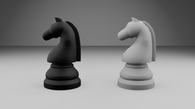 Knight - chess 3D मॉडल .c4d .max .obj .3ds .fbx .stl .blend
