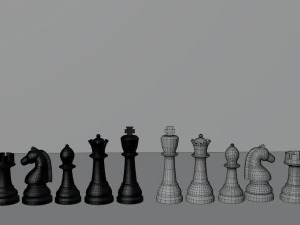 Chess - colecction 3D Model