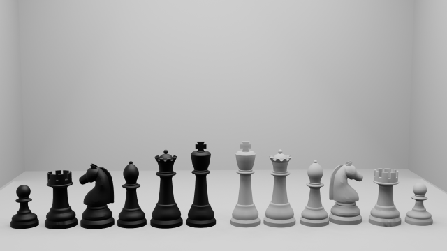 Chess - colecction Modelo 3D .c4d .max .obj .3ds .fbx .stl .blend 