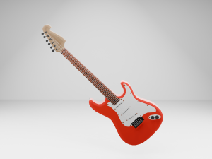 Electric guitar - musica 3D-Modell